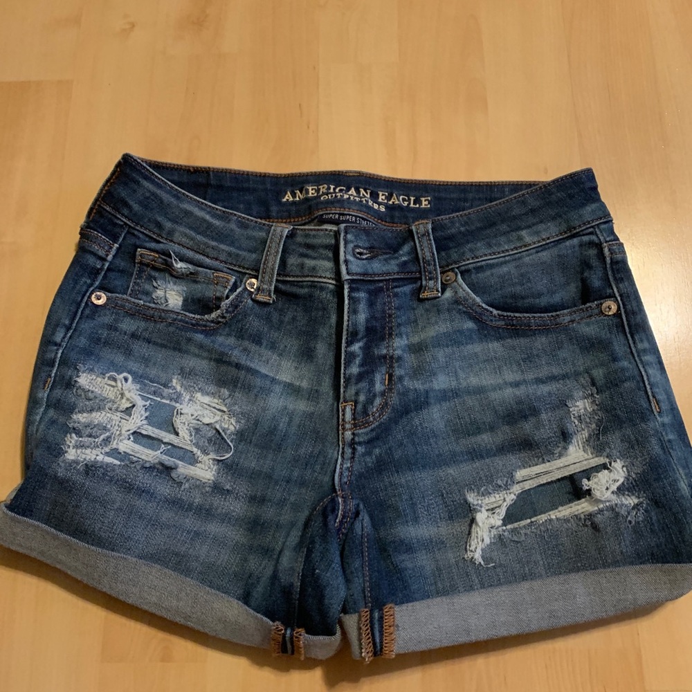 women jean shorts.